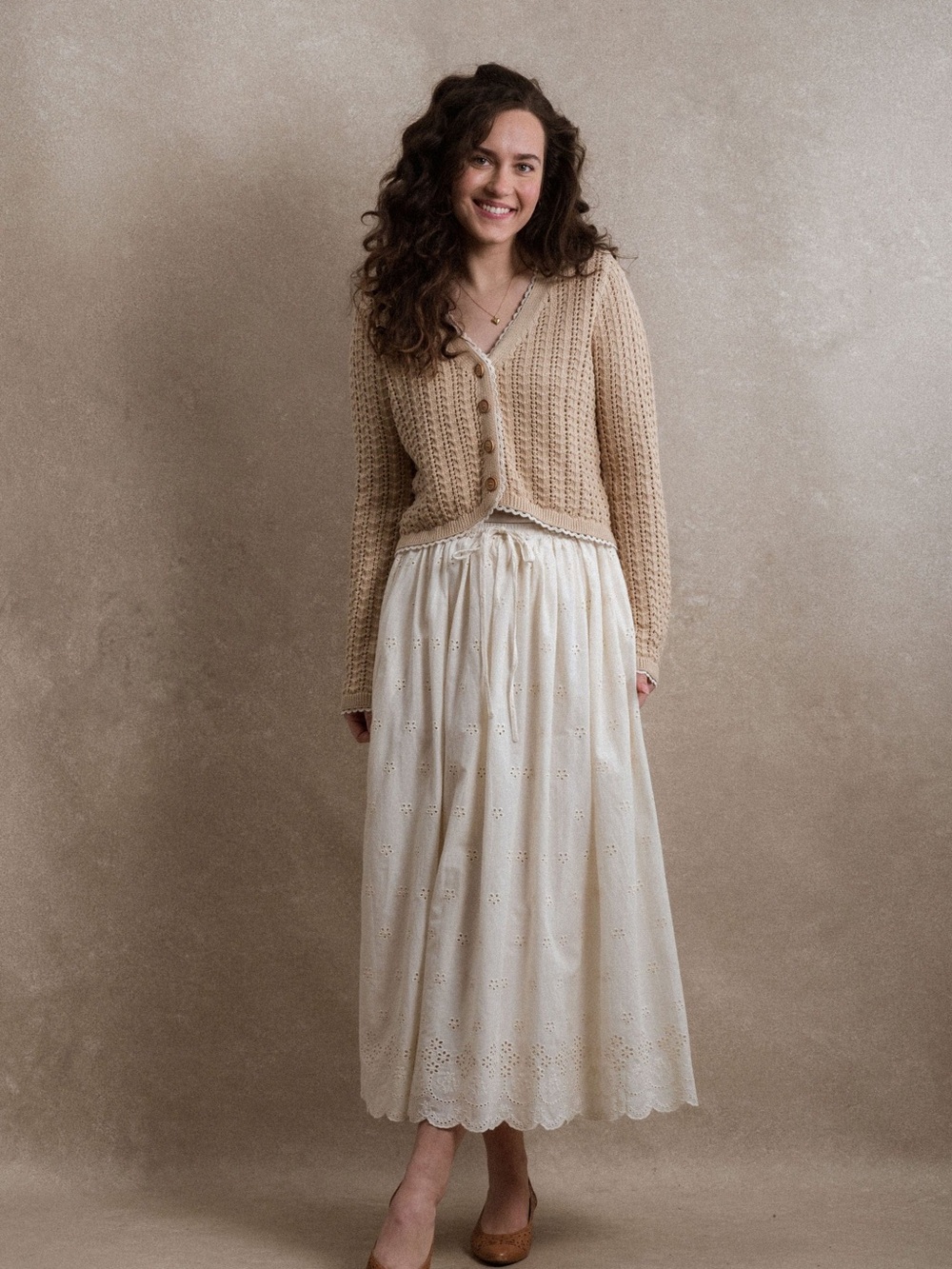 Neuflora St Ives Skirt Eyelet Midi
